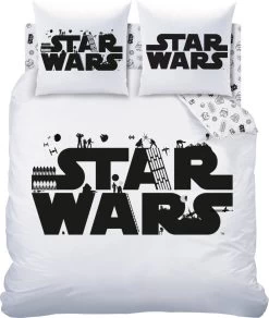 Star Wars Dekbedovertrek Troup - Lits Jumeaux - 240 X 220 Cm - Katoen