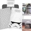 Star Wars Dekbedovertrek Clone Army - Eenpersoons - 140 X 200 Cm - Bio Katoen, Incl. Paladone Disney Star Wars Mandalorian Helm Lamp.