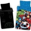 Marvel Avengers Dekbedovertrek Glow In The Dark - Eenpersoons - 140 X 200 Cm - Katoen