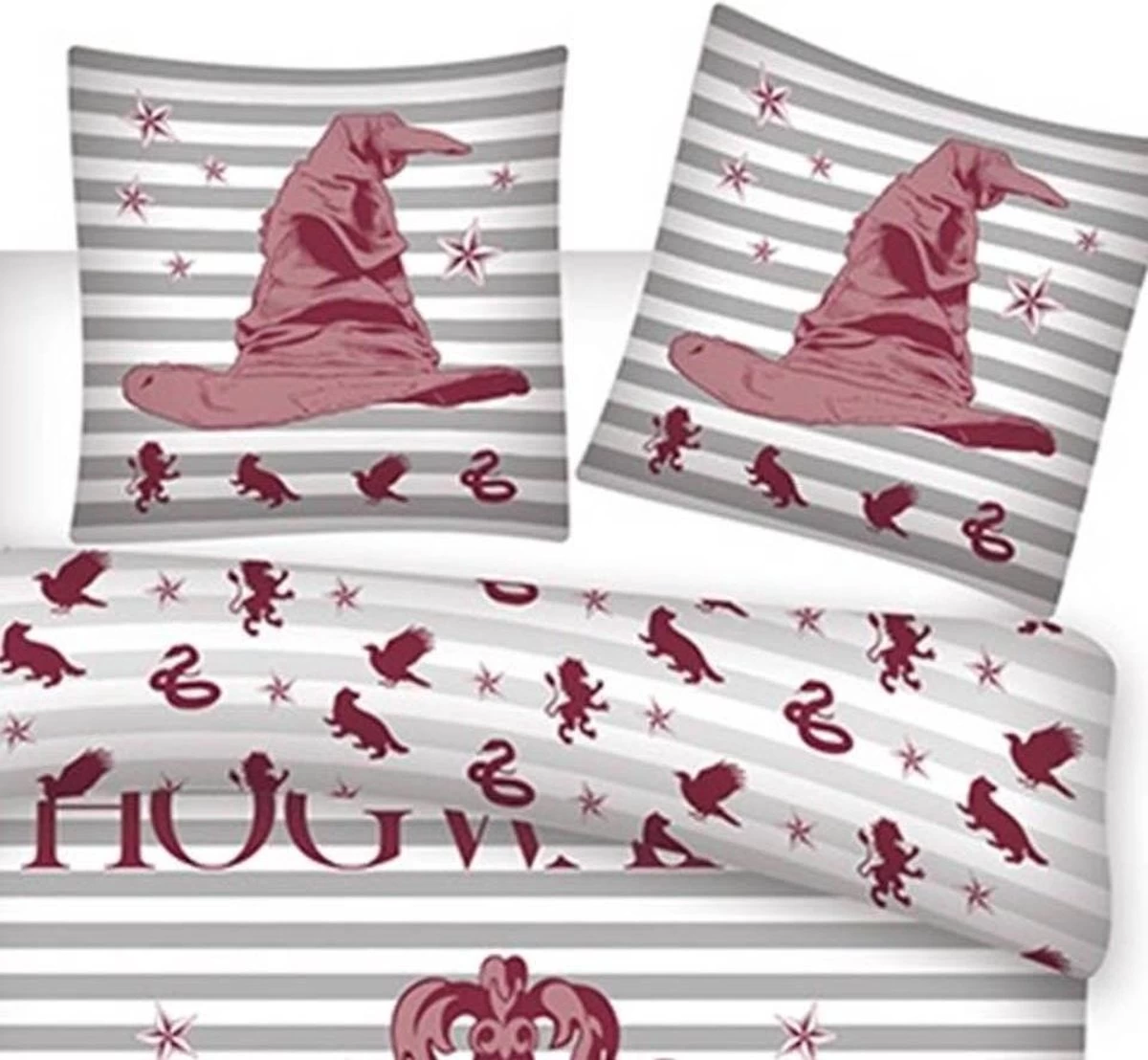 Harry Potter Dekbedovertrek Sorting Hat - Eenpersoons - 140 X 200 Cm - Polyester 3 Harry Potter Dekbedovertrek Sorting Hat - Eenpersoons - 140 X 200 Cm - Polyester - Afbeelding 3