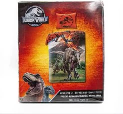 Jurassic World Dekbedovertrek Dino-1persoons-140x200-dinosaurus Dekbed, Incl. Pluche Dino Ankylosaurus-blauw -Beddengoed winkel 1200x1114