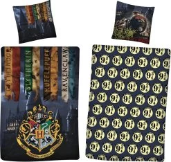Harry Potter Dekbedovertrek 9¾ - Eenpersoons - 140 X 200 Cm - Polyester