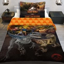 Jurassic World Dekbedovertrek Velociraptor - Eenpersoons - 140 X 200 Cm - Katoen 5 Jurassic World Dekbedovertrek Velociraptor - Eenpersoons - 140 X 200 Cm - Katoen -Beddengoed winkel 1200x1200