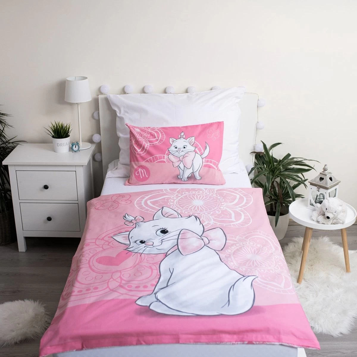 Disney Marie Cat BABY Dekbedovertrek, Cute - 100 X 135 Cm - Katoen 4 Disney Marie Cat BABY Dekbedovertrek, Cute - 100 X 135 Cm - Katoen - Afbeelding 4