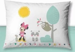 Minnie Mouse Ledikant Dekbedovertrek Hello 100x135 Cm -Beddengoed winkel 1200x834