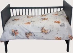 Decoware® Ledikant Dekbedovertrek Sweet Bear - Katoen Renforce - 100x135 Cm 40x60 Cm