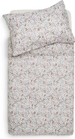 Jollein Baby Dekbedovertrek Met Sloop 100x135/140cm - Bloom -Beddengoed winkel 648x1200 2