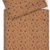 Jollein Baby Dekbedovertrek Met Sloop Spot 100x135/140cm - Caramel