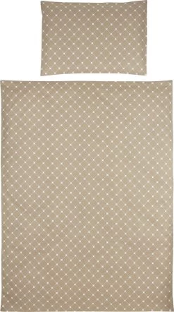 Meyco X Mrs. Keizer Dekbedovertrek Louis Ledikant - Taupe - 100x135cm -Beddengoed winkel 671x1200 2