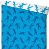 Fortnite Emotes - Dekbedovertrek - Eenpersoons - 140 X 200 Cm - Blauw/Wit