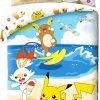 Pokémon Dekbedovertrek Pokemon Beach 140 X 200 Cm (70 X 90 Cm)