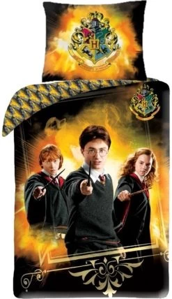 Harry Potter Dekbedovertrek Leviosa - Eenpersoons - 140 X 200 Cm - Katoen