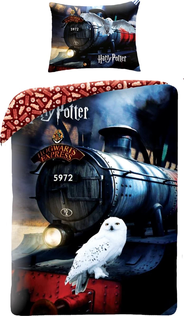 Harry Potter Dekbedovertrek 140 X 200cm Grote Kussensloop 70x90cm Katoen 1 Harry Potter Dekbedovertrek 140 X 200cm Grote Kussensloop 70x90cm Katoen