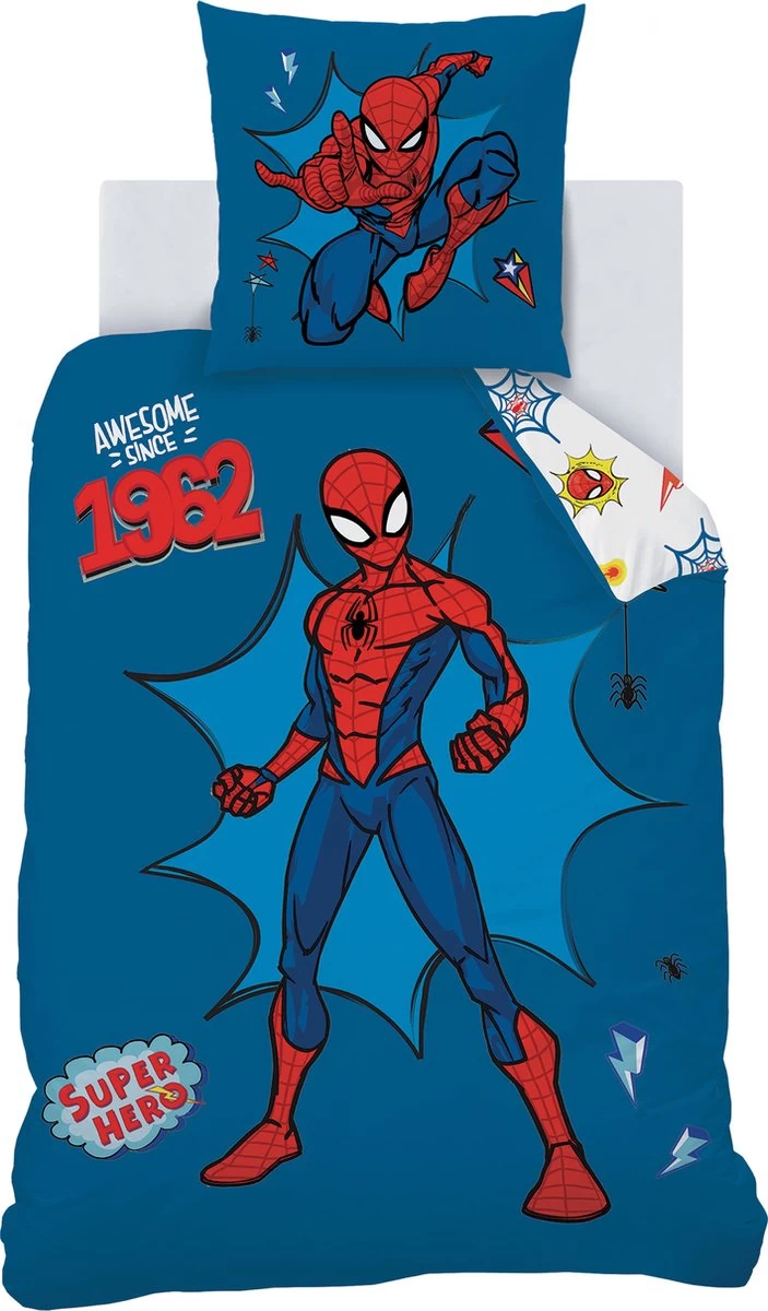 Spider-Man SpiderMan Dekbedovertrek Avengers - Eenpersoons - 140 X 200 Cm - Katoen 4 Spider-Man SpiderMan Dekbedovertrek Avengers - Eenpersoons - 140 X 200 Cm - Katoen - Afbeelding 4