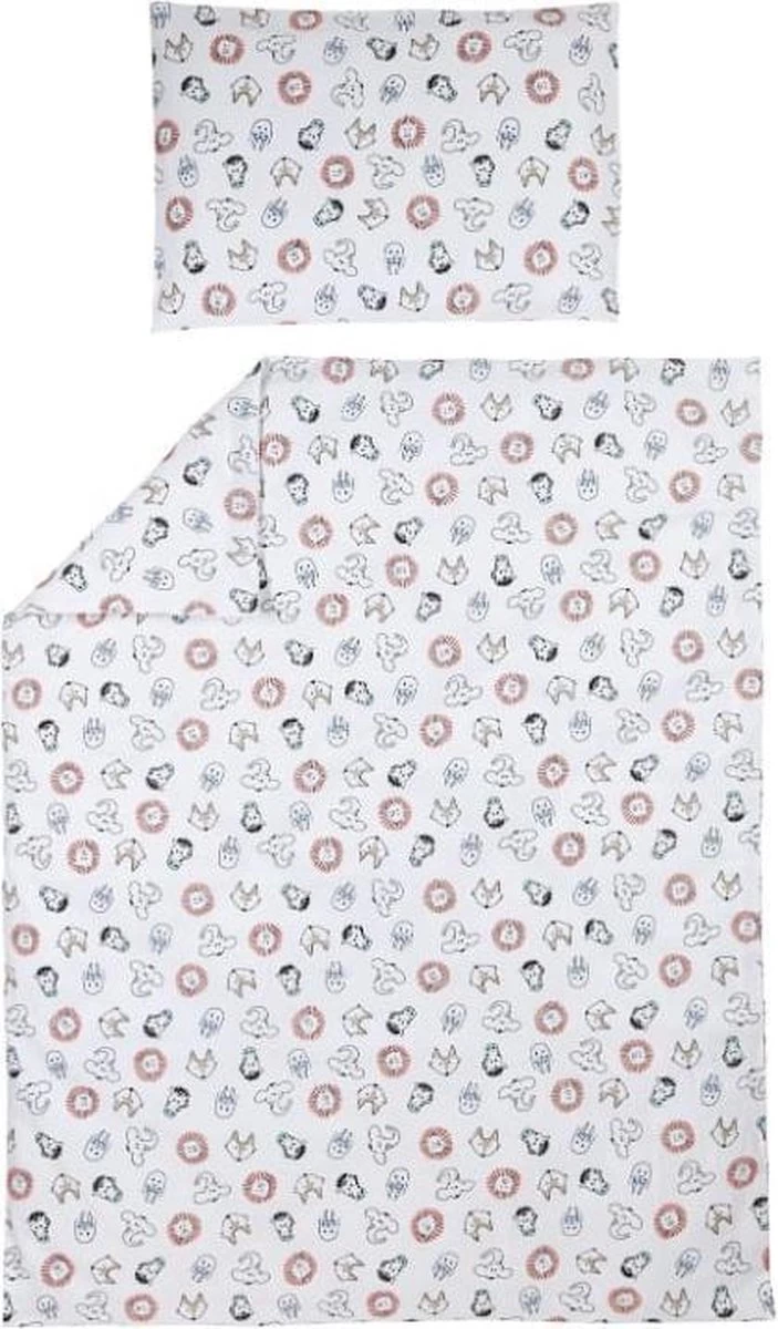 Meyco Animal Dekbedovertrek Peuter - 120x150 Cm 4 Meyco Animal Dekbedovertrek Peuter - 120x150 Cm - Afbeelding 4