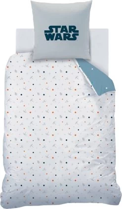 Star Wars Dekbedovertrek Millenium Falcon - Eenpersoons - 140 X 200 Cm - Katoen -Beddengoed winkel 704x1200 3