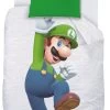 Super Mario Dekbedovertrek Figures - Eenpersoons - 140 X 220 Cm - Katoen