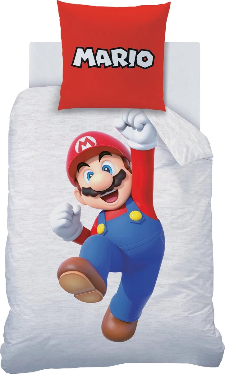 Super Mario Dekbedovertrek Figures - Eenpersoons - 140 X 220 Cm - Katoen 7 Super Mario Dekbedovertrek Figures - Eenpersoons - 140 X 220 Cm - Katoen - Afbeelding 7