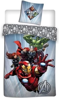 Marvel Avengers Dekbedovertrek - 140 X 200 Cm - Polyester