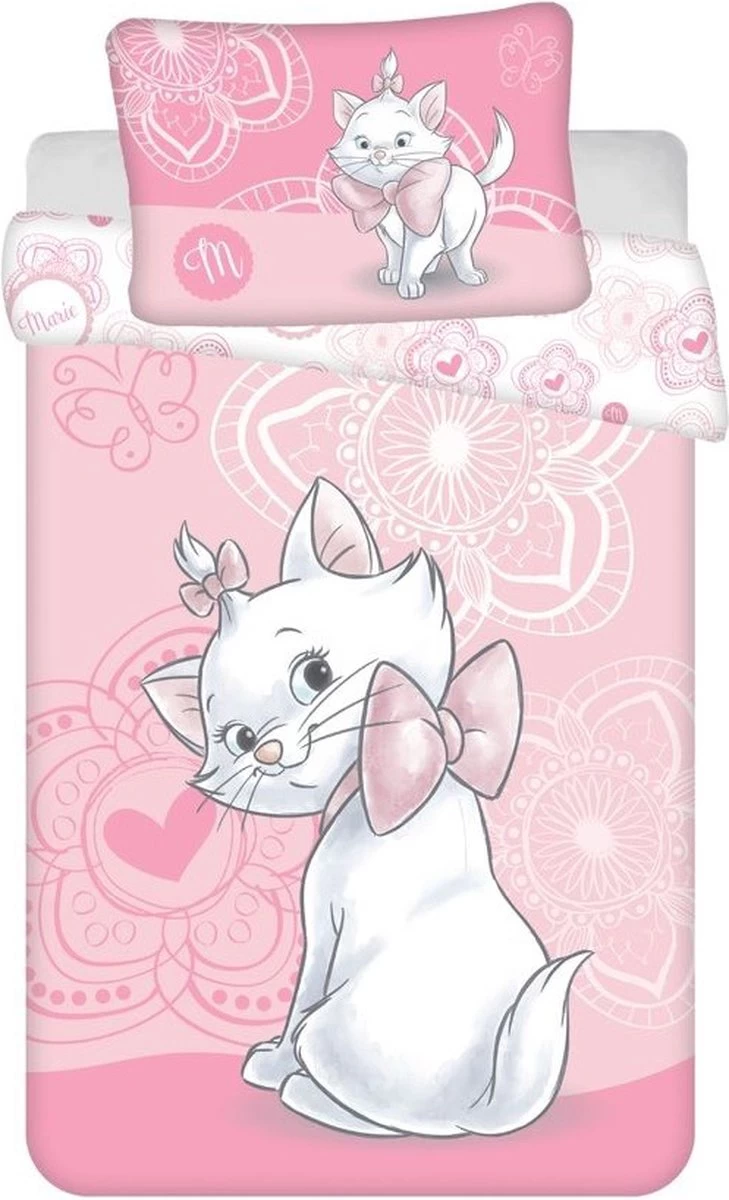 Disney Marie Cat BABY Dekbedovertrek, Cute - 100 X 135 Cm - Katoen 1 Disney Marie Cat BABY Dekbedovertrek, Cute - 100 X 135 Cm - Katoen