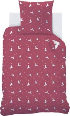 Dekbedovertrek Harry Potter " Hedwig " 1 Pers 140X200 + Kussensloop 63X63 Flanel -Beddengoed winkel 729x1200