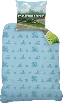 Super Mario Dekbedovertrek Upsidedown - Eenpersoons - 140 X 200 Cm - Katoen -Beddengoed winkel 731x1200 1