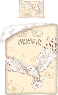 Harry Potter BABY Dekbedovertrek Hedwig- 100 X 135 Cm - Katoen