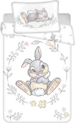 Disney Bambi BABY Dekbedovertrek, Stampertje - 100 X 135 Cm - Katoen