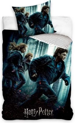 Harry Potter Dekbedovertrek Run - Kinderdekbedovertrek - 1Persoons Dekbed - 140x200 Cm