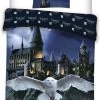 Harry Potter Dekbedovertrek Hogwarts Hedwig - Eenpersoons - 140 X 200 Cm - Polyester