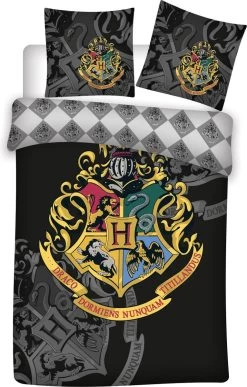 Harry Potter Dekbedovertrek - Eenpersoons - 140 X 200 Cm - Polyester