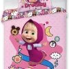 Masha En De Beer Baby Dekbedovertrek Little Masha - 100 X 135 Cm - Katoen