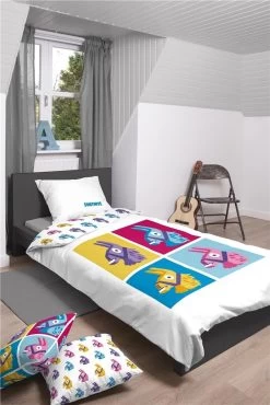 Fortnite Llama - Dekbedovertrek - Eenpersoons - 140 X 200 Cm - Multi -Beddengoed winkel 802x1200
