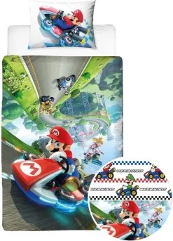 Nintendo Dekbedovertrek Gravity - 140x200 - 100% Katoen - Multicolor - Dekbedovertrek Kinderen