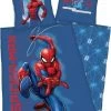 Spiderman Dekbed - 140 X 200 Cm. - Marvel Spider-Man Dekbedovertrek - Blauw