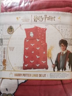 Dekbedovertrek Harry Potter " Hedwig " 1 Pers 140X200 + Kussensloop 63X63 Flanel -Beddengoed winkel 900x1200