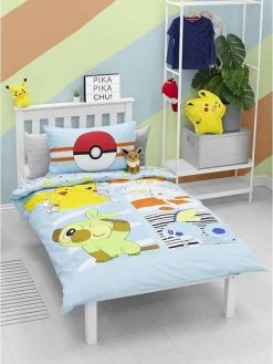Pokemon Dekbedovertrek - Eenpersoons Met 1 Kussensloop -Beddengoed winkel 902x1200