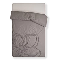 Ted Baker Magnolia Tufted Dekbedovertrek Van Katoen Exclusief Kussenslopen Grijs 218709001329142