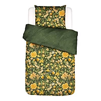 Essenza Lisa Dekbedovertrek Van Katoensatijn 215TC Exclusief Kussenloop Groen 597501002070242