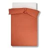 SUITE702 Biologisch Katoen Perkal Dekbedovertrek 300TC Exclusief Kussenslopen Roestbruin 278309000364200