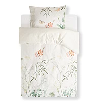 Vandyck Dekbedovertrek Flower Garden Cream Tan 200 X 200/220 + 2 Slopen