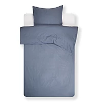 Vandyck Washed Cotton Dekbedovertrek 200 X 220 Cm Blauw