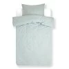 Dekbedovertrek Yumeko Buttons Pale Green Flanel 200 X / 220 Cm 2 Persoons