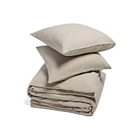 Dekbedovertrek Yumeko Natural Linnen 200 X / 220 Cm 2 Persoons