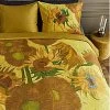 Beddinghouse X Van Gogh Museum Katoensatijnen Dekbedovertrek 2 Persoons 188815 Geel