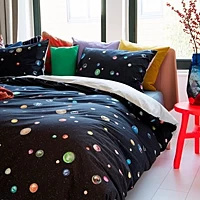 Dekbedovertrek SNURK Marble Universe Percal 140 X 200 / 220 Cm 1 Persoons