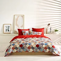 Dekbedovertrek De Witte Lietaer Medina Ketchup Satijn 140 X 200 / 220 Cm 1 Persoons