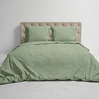 Heckett & Lane Franela Dekbedovertrek 140 X 220 Cm Groen