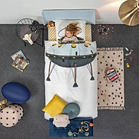 Dekbedovertrek SNURK UFO Percal 140 X 200 / 220 Cm 1 Persoons