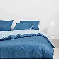 Dekbedovertrek Marc O'Polo Toloma Nordic Blue Satijn 260 X 200 / 220 Cm Extra Breed